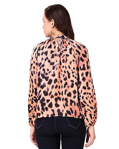 Image of BoheeWohee Women's Full Sleeves Casual Satin Top