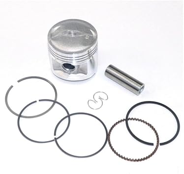 Piston Set 56.5mm Rings Kit Compatible with CG 125 XL125 CB125 JX125 Motorbikes