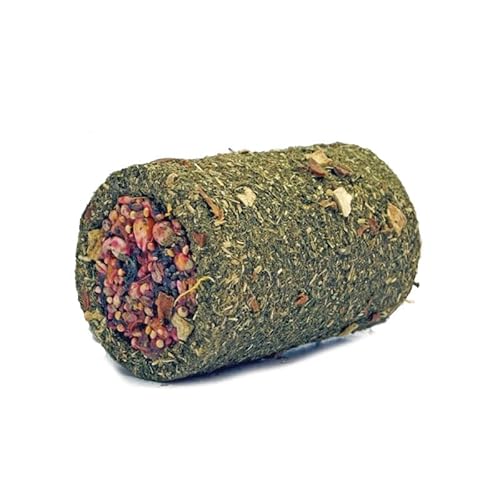 Happy Pet Veggie Roller for Small Animals Healthy Nutritional Nibbling Gnawing 100% Natural Non Toxic Treat for Rabbits, Guinea Pigs and Hamsters