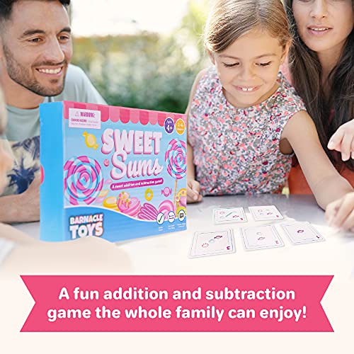 Barnacle Toys Sweet Sums I Math Games For Kids Ages 4-8 I Addition Games | Kindergarten Math Games I Math Manipulatives 1St Grade I Addition And Subtraction Games #TOP1