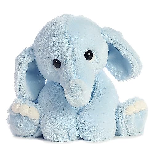 Aurora® Playful Lil Benny Phant™ Baby Stuffed Animal – Soft & Cuddly Toy – Imaginative Play – Blue 10 Inches