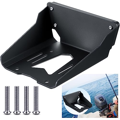 Thenshop Transom Trolling Motor Mount Kayak Motor Mount Trolling Motor Mounting Bracket for Kayak Trolling Motors(Simple)