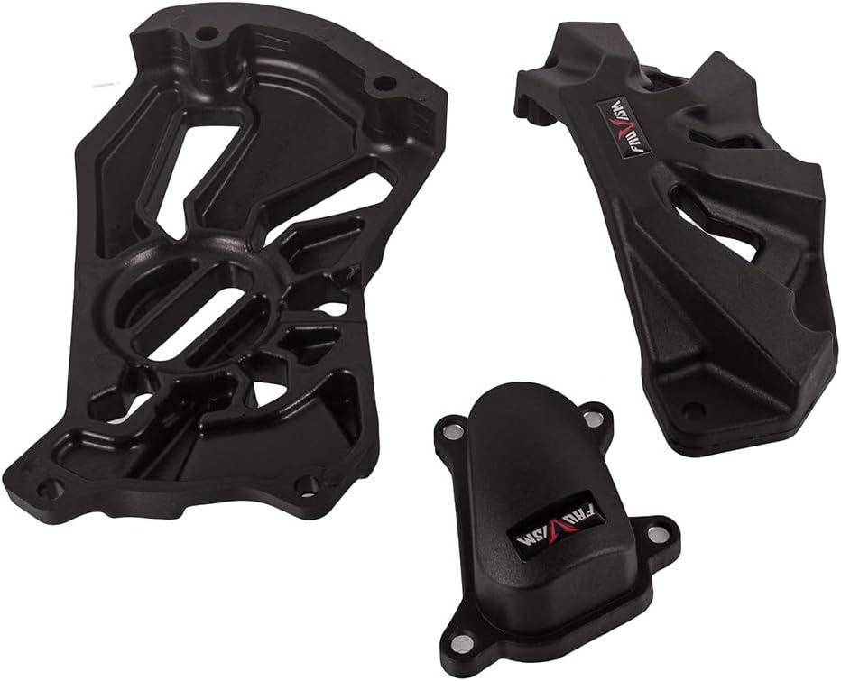 Motorcycle Engine Case Guard Crash Sliders Nylon Engine Protective Cover Set for Yamaha YZF-R1 2009-2014 (Black)
