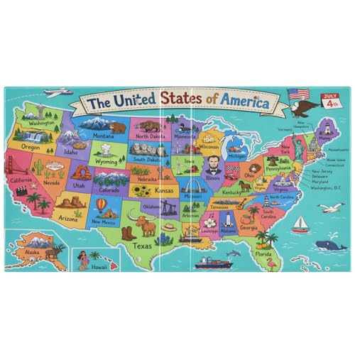 Image of 3 Ring Binder United States Map 1.5 inch Binders Three Ring Binders