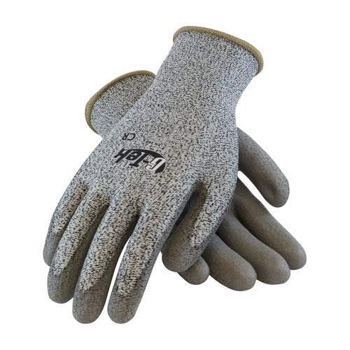 PIP 16-530/S G-Tek Salt & Pepper Grip Gloves with HPPE Fiber, S Size (Pack of 12)