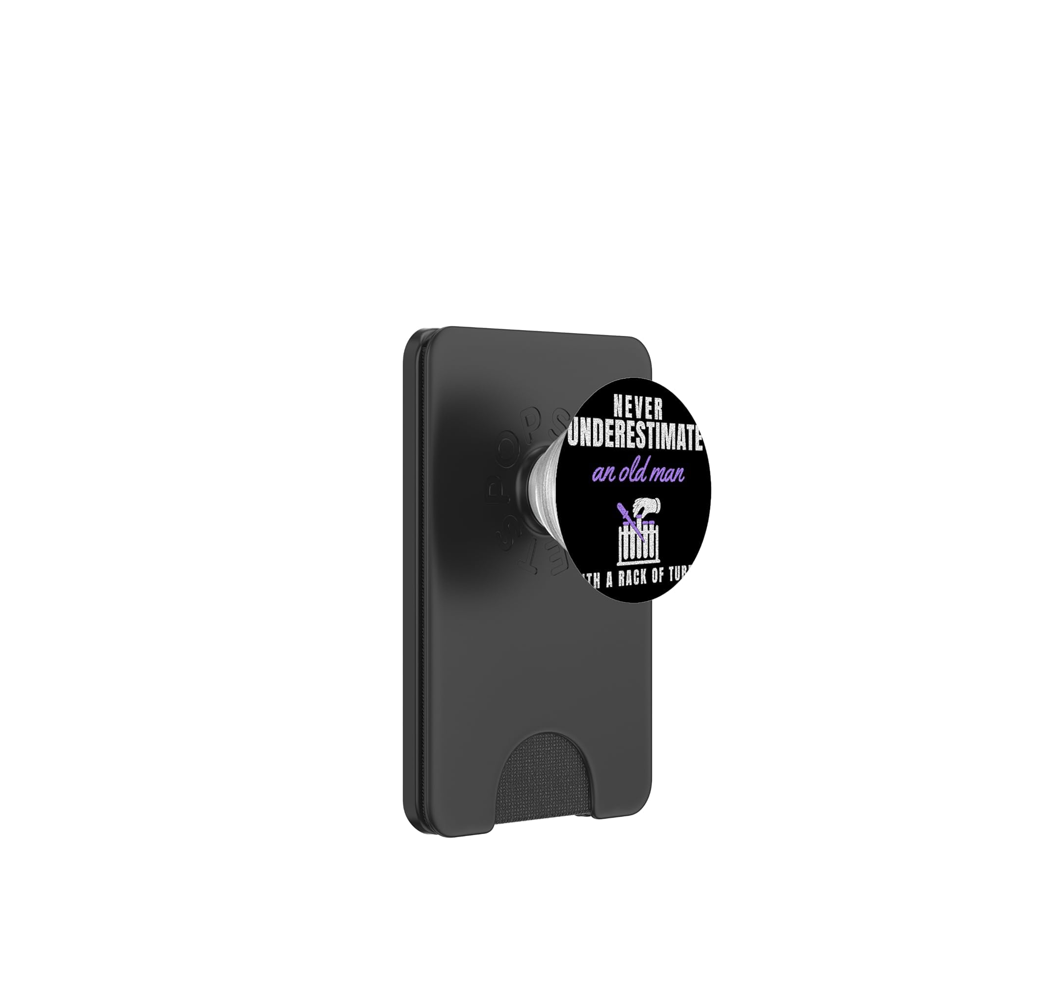 Unterschätzen Sie Niemals einen Alten Mann mit einem Röhrenregal PopSockets PopWallet für MagSafe