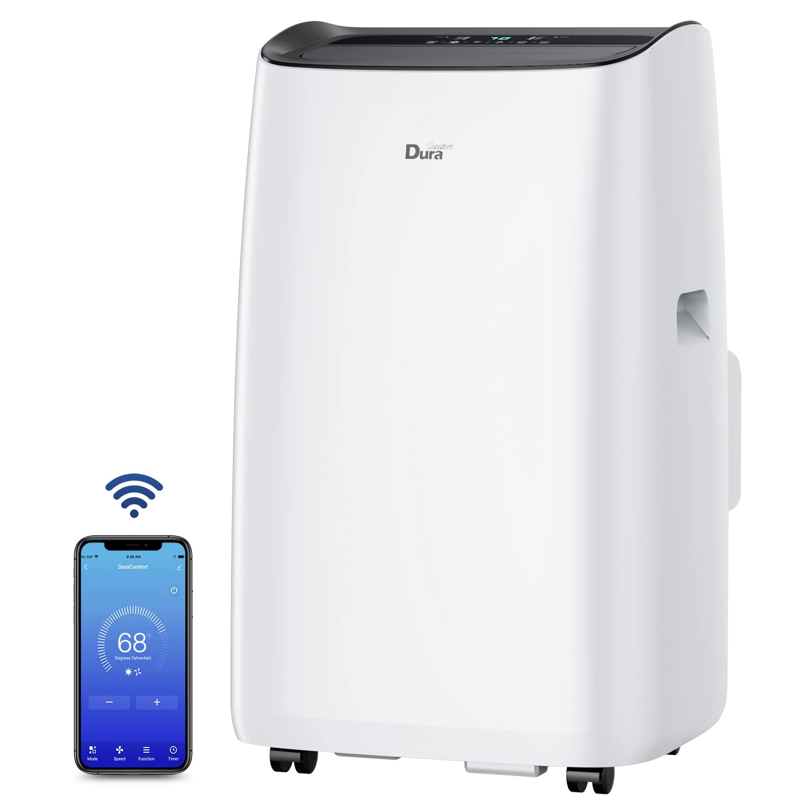 Portable Air Conditioners, 12000 BTU(Ashrae) /8150 BTU (SACC) Quiet AC Unit, Built-in Dehumidifier and Fan Modes, Mobile A...