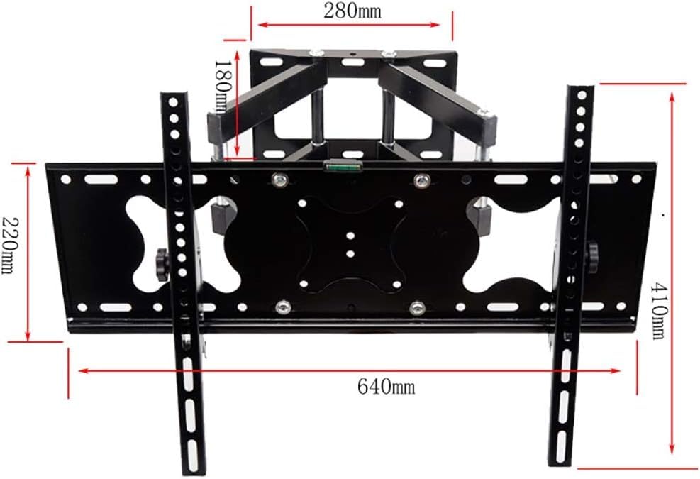 Fixation TV murale orientable pour éviter les reflets sur écran 32-65" - 2