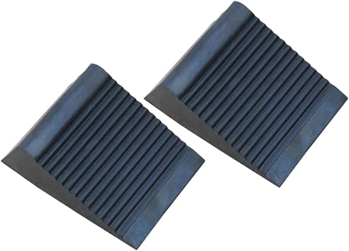 2pcs Tire Triangle Pad Wheel Ramp Pad Garage Stopper for Parking Car Tire Blocks