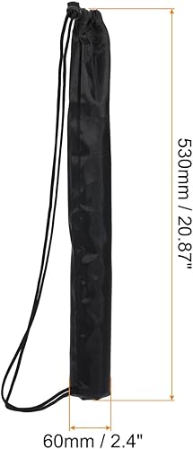 Miniatura 2 de PATIKIL Bolsa de transporte monopie de 21 pulgadas de largo, bolsa de transporte de nailon con correa para el hombro, plegable portátil para monopie