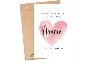 Happy Birthday To The Best Nonnie In The World Card