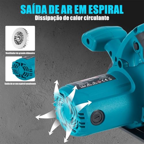 HANABI Serra Circular Elétrica 185mm 1800w 8000rpm Profissional 220v