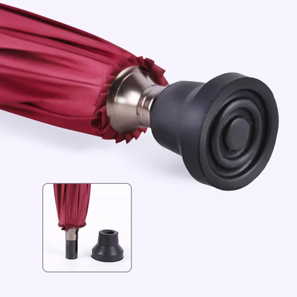Antypoślizgowa regulowana laska do chodzenia, lekka, wiatroszczelna laska parasolowa do użytku w mieście, wielofunkcyjny parasol, wysokość 83-91 cm (32-36 cali)