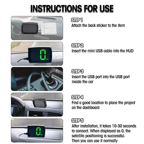 Gugumo Y03-K Gps Car Hud Digital Speedometer thumb #3