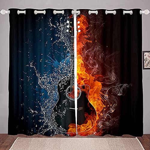Rideaux bleus pour chambre d'enfant résolvant les reflets écran - 3