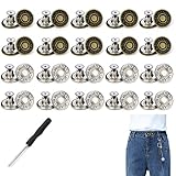 Sin costuras: sin botones de jeans, fácil de usar en jeans, pantalones, pantalones cortos, chaquetas, tirantes, trajes, pantalones, abrigos, camisas, monos y más, conveniente para usted sin coser.