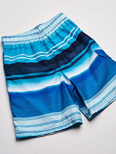 Image of Kanu Surf Boys' Victor Stripe Quick Dry Beach Board Shorts Swim Trunk