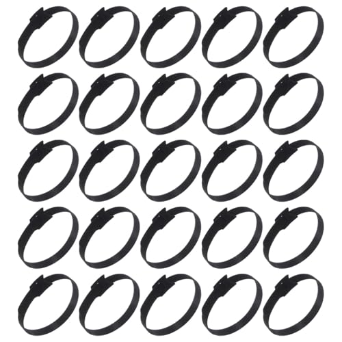 Kisangel 100pcs Reusable Cord Organizer Ties Heavy Duty Cable Straps Fasteners for Desk Computer Cable Management under Desk Black 12x300mm miniatura 1
