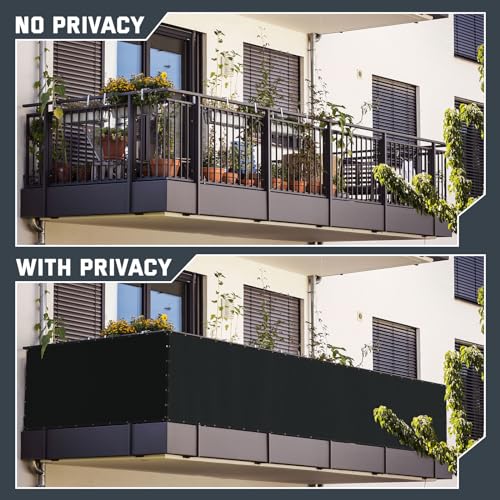 Kesfitt Fence Privacy Screen,6X50Ft Heavy Duty 170Gsm Fence Covering Privacy thumb #3