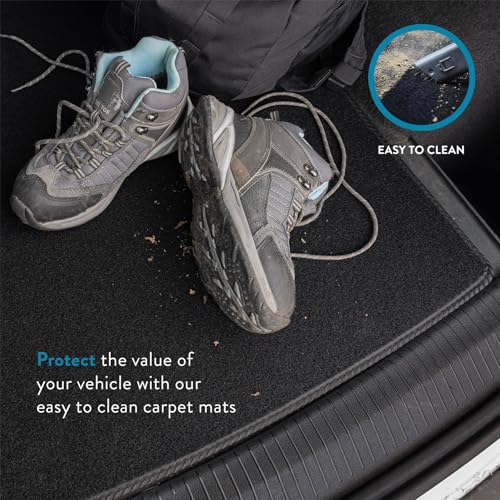 Carpet Boot Liner Compatible with Volvo XC40 (2017+) Tailored Fit Carpet 550gsm Protector Boot Mat, Anti-Slip, Durable and Water-Resistant Easy Clean Custom Fit Dog Friendly Car Mat Co - Image 2