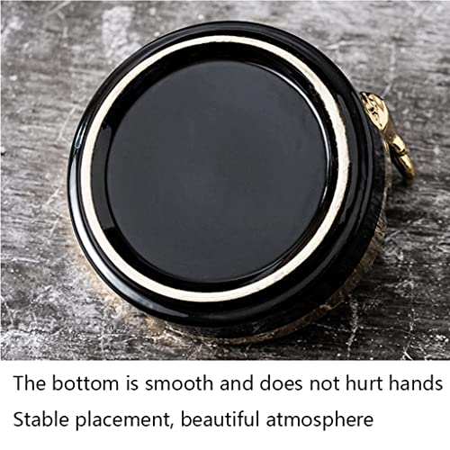 Cendrier céramique luxe noir un objet déco unique pour sublimer le salon - 4
