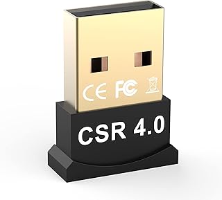 Yizhet USB Bluetooth 4.0 Adapter, Wireless Bluetooth Receiver for PC Laptop Desktop Computer, Wireless Bluetooth Dongle Windows 10/8/7/Vista/XP