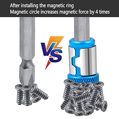 fantaxi 1 PCS Anel magnético universal de parafuso anelar magnetizador para chave de fenda e bits an