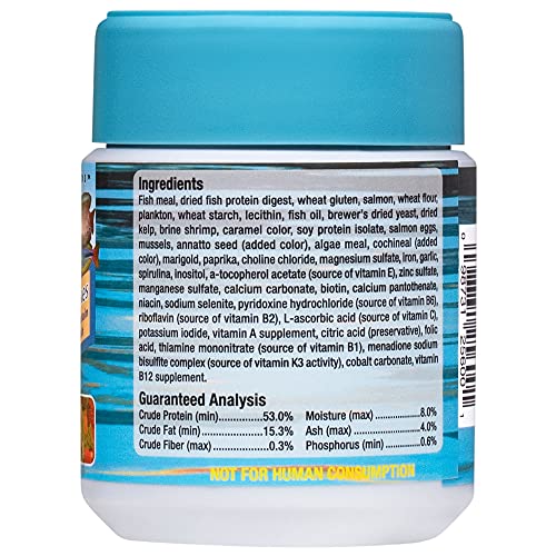 Ocean Nutrition Community Formula Flakes Fish Food - Natural Ingredient Fish Food Flakes for Freshwater Fish - Supports Health & Coloration, Made in USA, 1.2 oz (34 g)