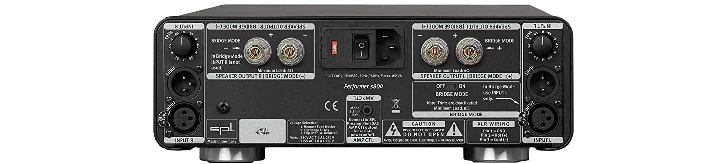 希少 状態良好品 SPL パフォーマー s800 ハイエンド プロ用パワーアンプ プロ機の哲学を小型サイズで体現。SPLのパワーアンプ「Performer