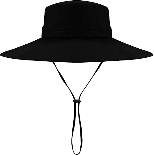 Miniatura 3 de ZLYC Sombrero de sol de ala extra ancha para exteriores para hombres y mujeres, impermeable, sombrero Boonie