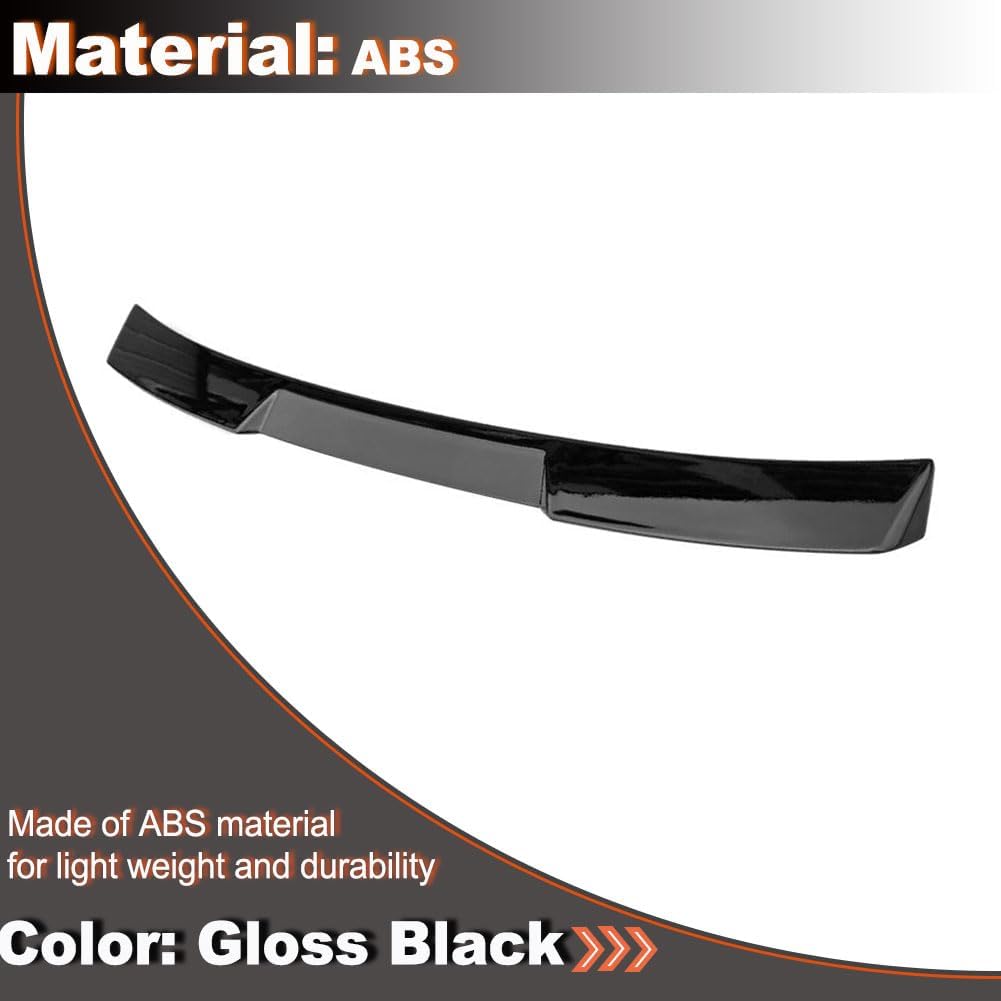 Gloss Black Rear Roof Spoiler Compatible with for Honda Accord 11th Gen 4-Door 2023-2025 ABS Car Window Top Spoiler Lip Wing