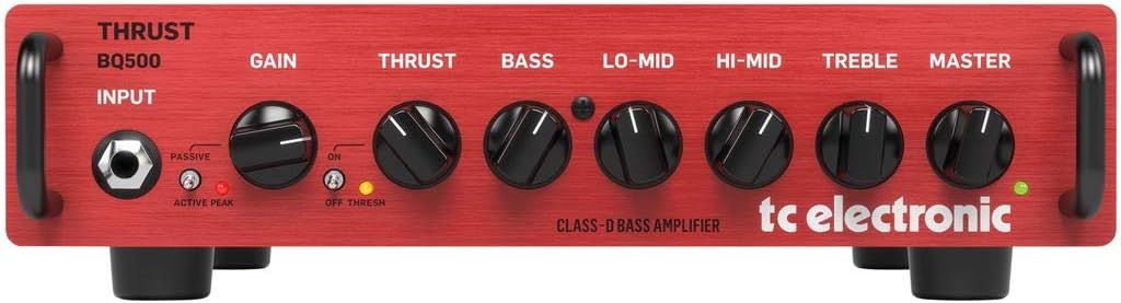 TC Electronic THRUST BQ500 500 Watt Portable Bass Head with Mosfet Preamp and Thrust Compressor