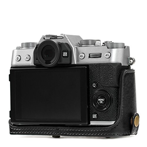 Funda de cuero para cámara MegaGear MG981 negra miniatura 7