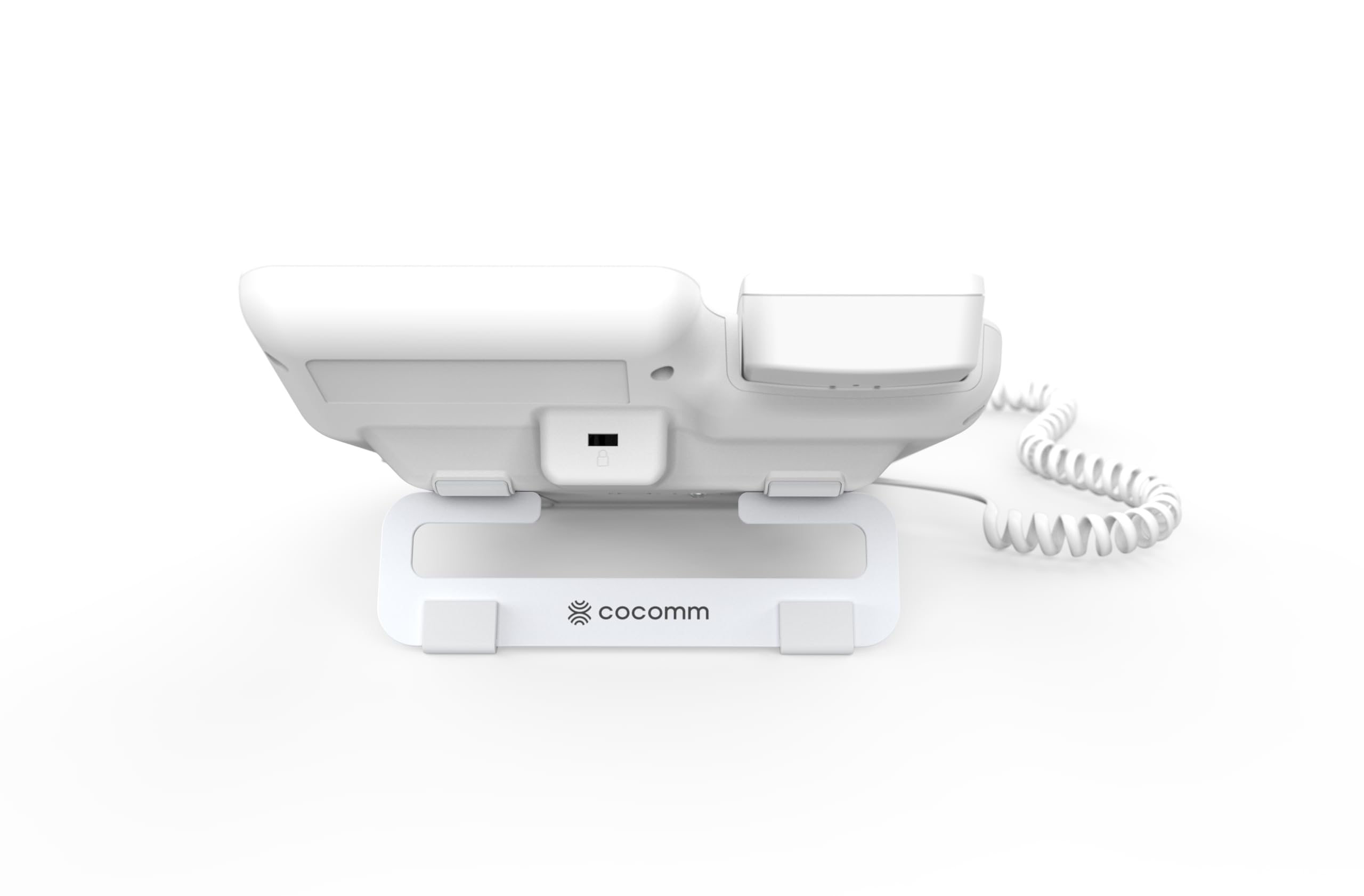 F360 Teléfono Fijo con SIM, 4G, Bluetooth5, Volte, Botón SOS, Uso residencial, Uso Profesional, móvil de fácil Funcionamiento, Color Blanco