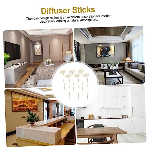 6 Varillas Aromáticas Difusoras con Diseño Floral Natural miniatura 6