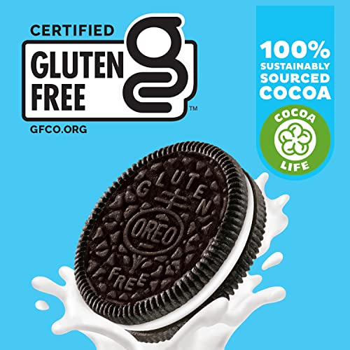Oreo Double Stuf Gluten Free Chocolate Sandwich Cookies, Gluten Free Cookies, 12 - 14.03 Oz Packs #TOP3