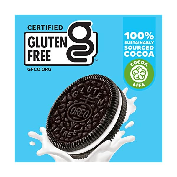 OREO Gluten Free Chocolate Sandwich Cookies, Gluten Free Cookies, 12