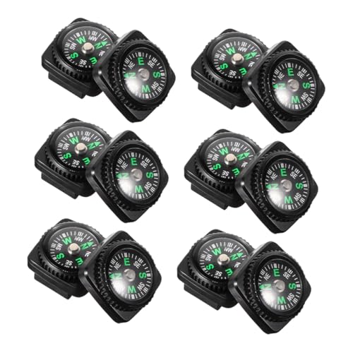 Juego de 25 brújulas de pulsera para supervivencia KALLORY miniatura 1