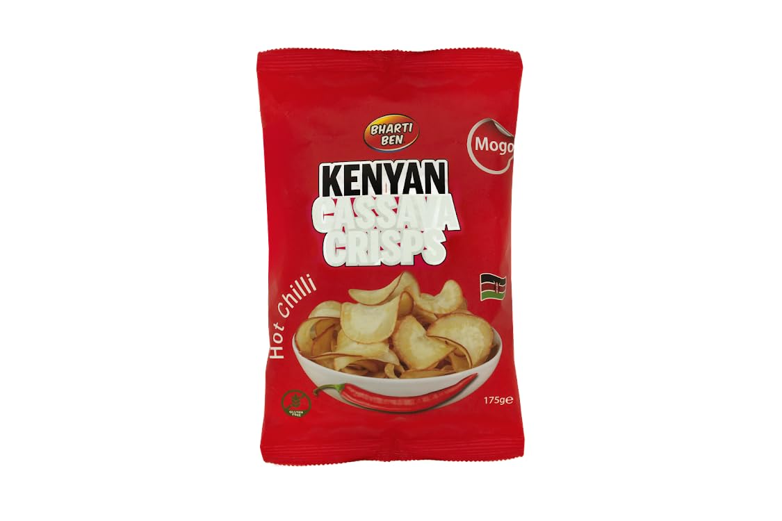 BhartiBen Cassava Crisps Hot Chilli 175g