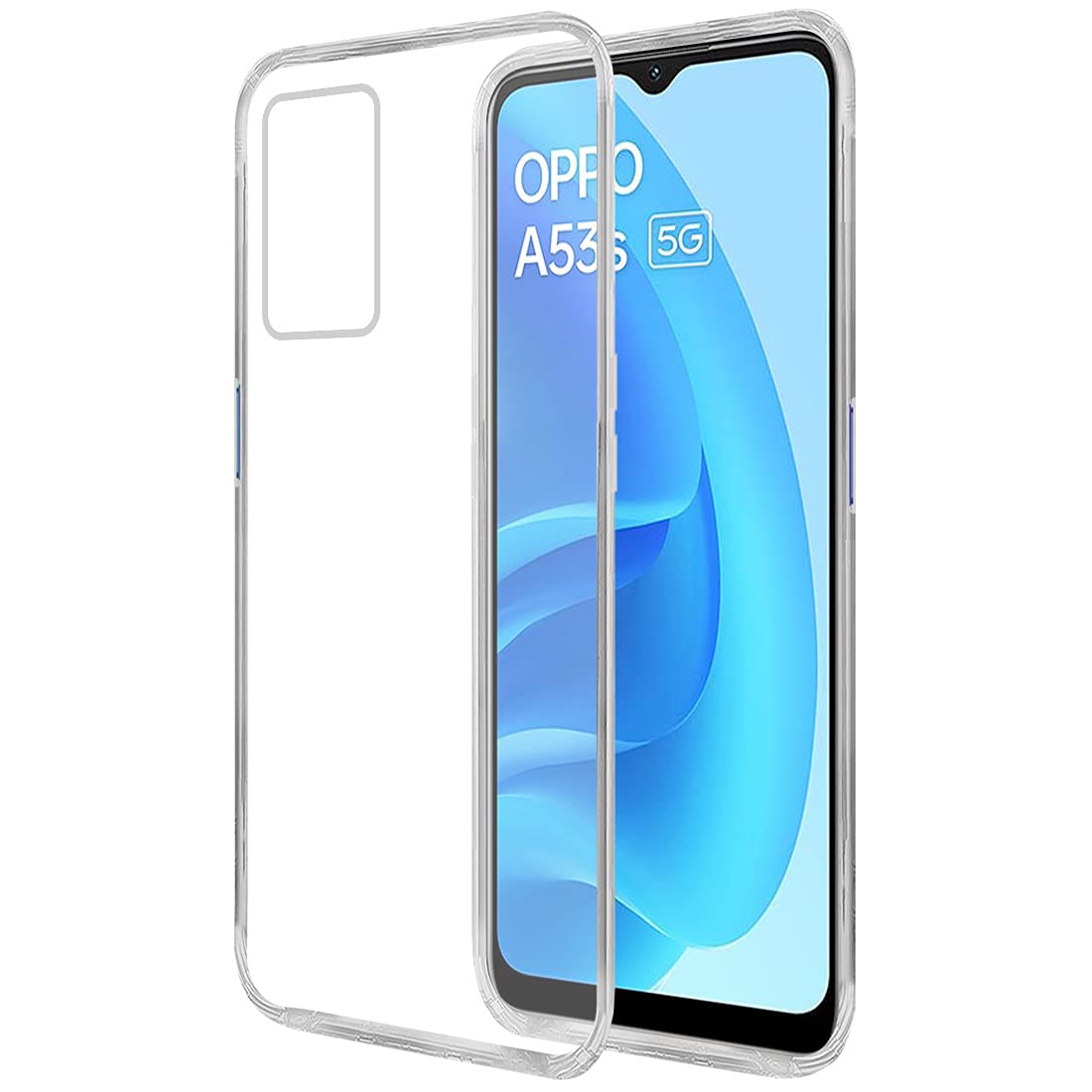 Amazon Brand - Solimo Basic Case for Oppo A53S 5G (Silicone_Clear) (B098PGBX2G) Amazon Price History, Amazon Price Tracker