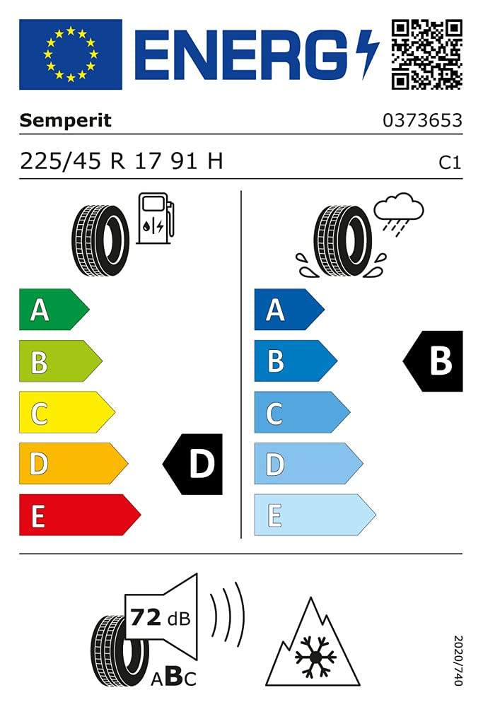4 Winter Kompletträder Tallin 7,5x17 ET 40 5x114,3 schwarz mit 225/45 R17 91H Semperit Speed-Grip 5 FR