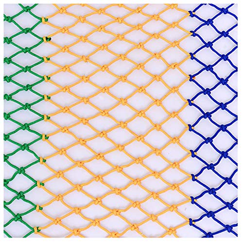 PHONME Clôture Filet en Nylon Filet De Sécurité pour Escalier Filet De Sécurité pour Escalier pour Enfants Filet De Sécurité Antichute pour Bébé Filet De Corde en Nylon Colo(Size:1 * 1m (3 * 3ft) Cover