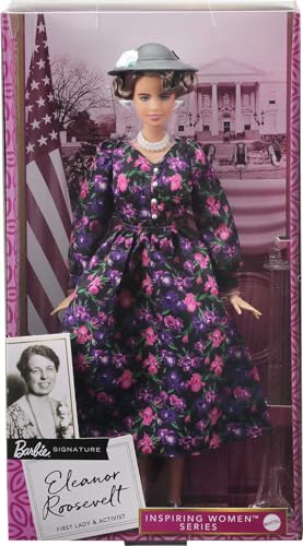 Muñeca Barbie Eleanor Roosevelt Inspiring Women miniatura 2