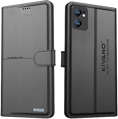 Image of Compatible with Oppo Reno 7 5G Flip Cover | Leather Finish | Inside Pockets & Inbuilt Stand | Shockproof Wallet Style Magnetic Closure Back Cover Case