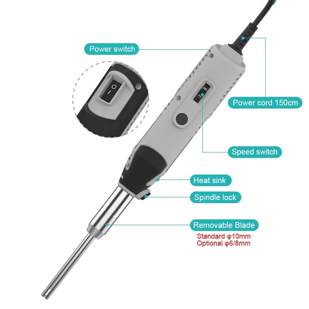 Szkło laboratoryjne Mikser przenośny i szybki homogenizator do laboratorium, 5000-35000 obr/min, 220 V, MHZ-01(6mm segment)