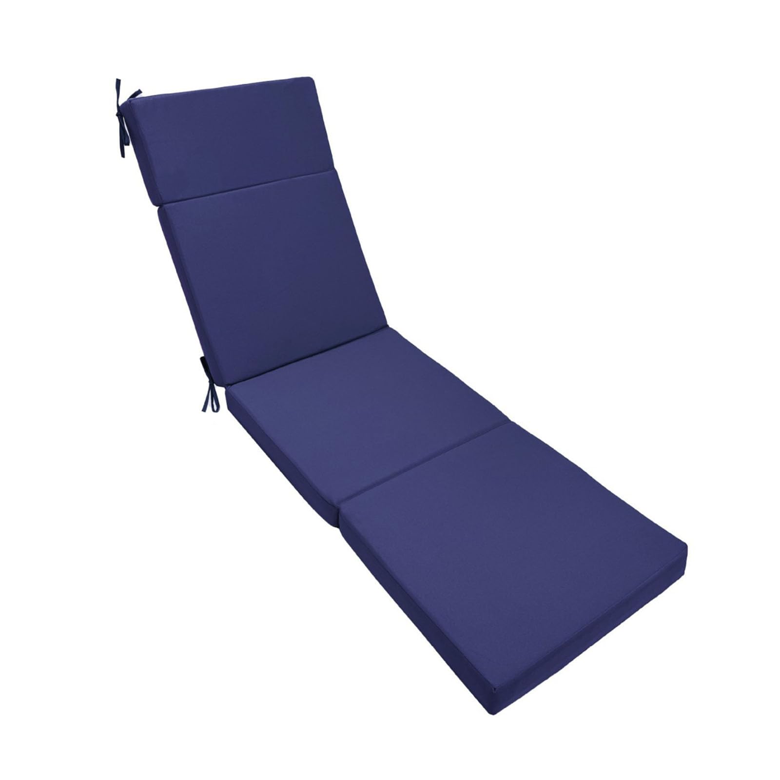 JAMIEKA Thicken Outdoor Lounge Chair Cushion with Waterproof Fabric and Foam for Patios Poolsides and Beach