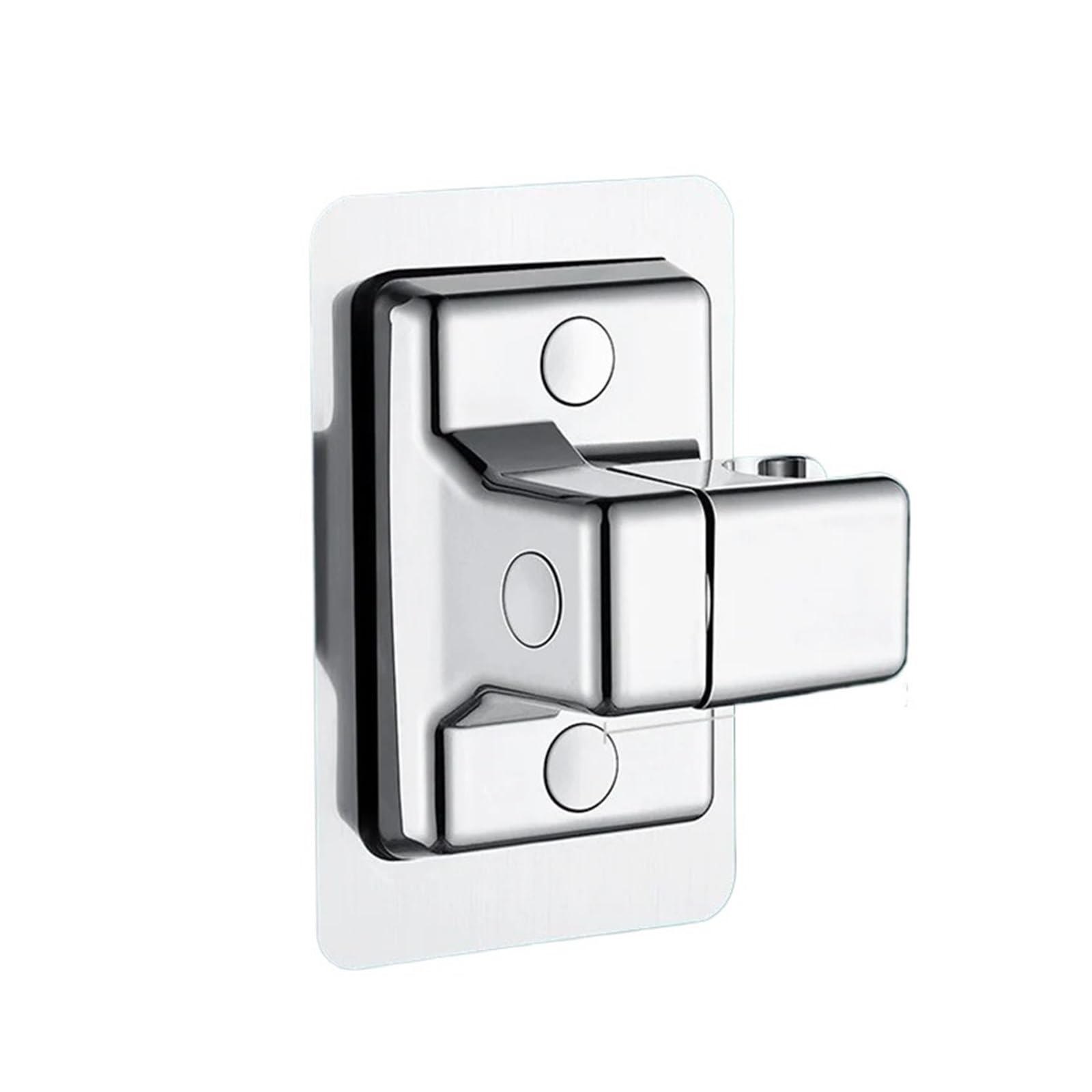 Kldcfhdr Silver 1Pcs No Drill Adjustable Shower Head Bracket(Silver)