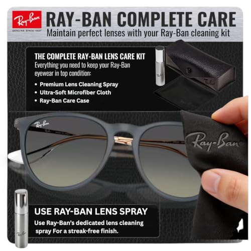 Image of Ray-Ban RB4171 ERIKA CLASSIC Phantos Shaped Sunglasses for Women with Official RAYBAN Eyewear Kit