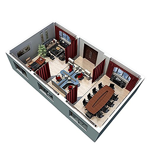 Image of RYB HOME Blackout Curtains Room Dividers, Total Privacy Wall Divider Screens Noise Reduce Partition Curtain for Living Room Bedroom Patio Sliding Door, Burgundy Red, 1 Panel, 12.5ft Wide x 8ft Long