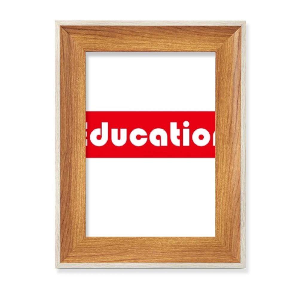 Cadre de photo en bois rouge et bureau affichage tableau art peinture